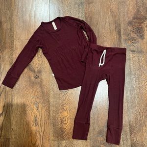 Childhoods clothing rib knit set